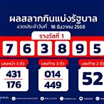 ตรวจหวยออนไลน์งวดนี้